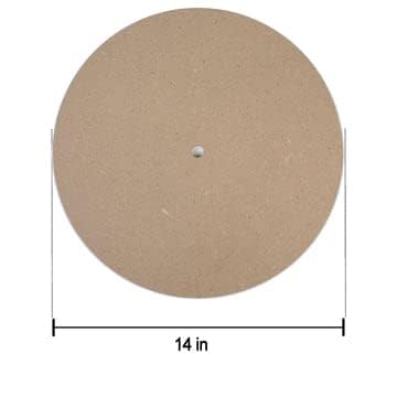 ART2ARTIST MDF Clock Base Round 5.5mm 12 Inch Dia | Blank Cutout for Clock Making, Resin Art Work, Decoration | Clock Face for Craft| Clock Making Materials (Pack of 2)